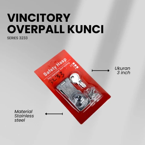 Vincitory Overpall Kunci Safety Hasp