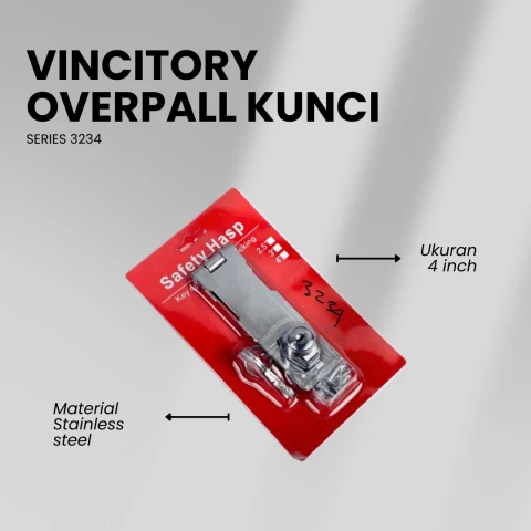 Vincitory Overpall Kunci Safety Hasp