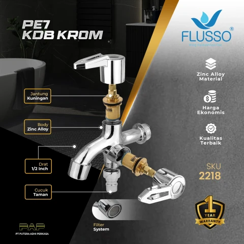 Flusso Kran PE7 KDB KROM
