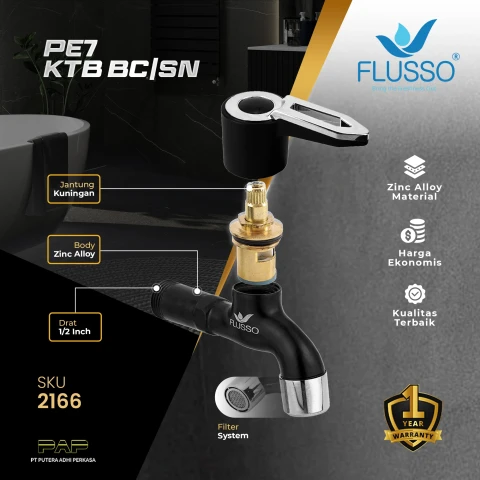 Flusso Kran PE7 KTB BC/SN