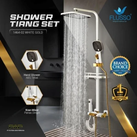 Flusso Shower Tiang Set
