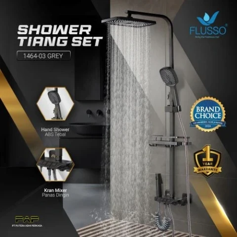 Flusso Shower Tiang Set
