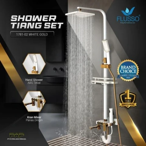 Flusso Shower Tiang Set