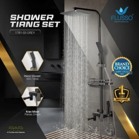 Flusso Shower Tiang Set