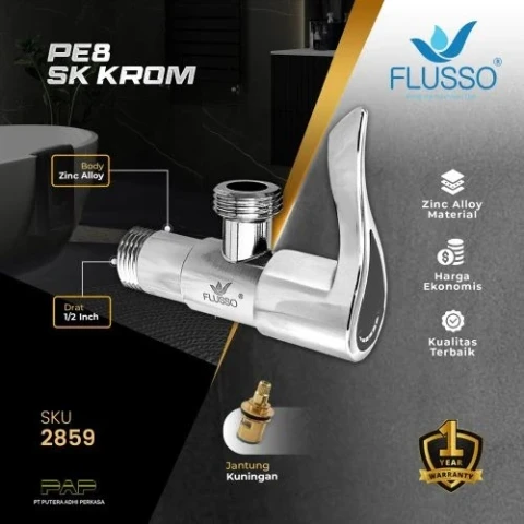 Flusso Kran PE8 KDB BC/SN