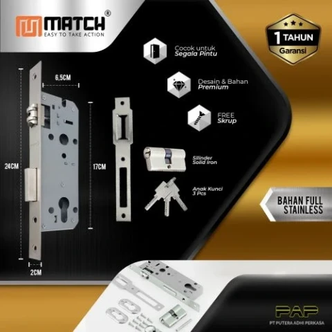 Match Body Pelor ZC/BRS 3 Komp Iron Key