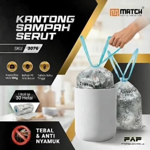 Match Kantong Sampah Serut