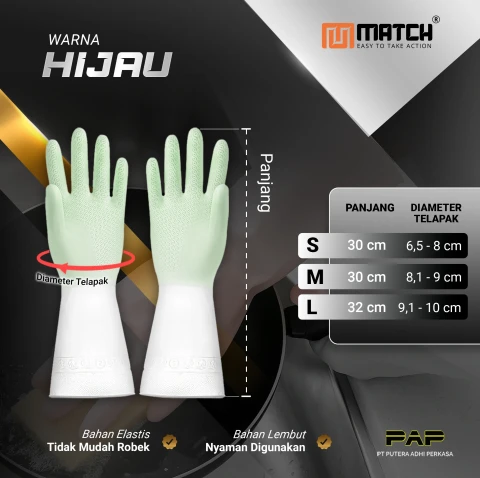 Match Sarung Tangan Silikon