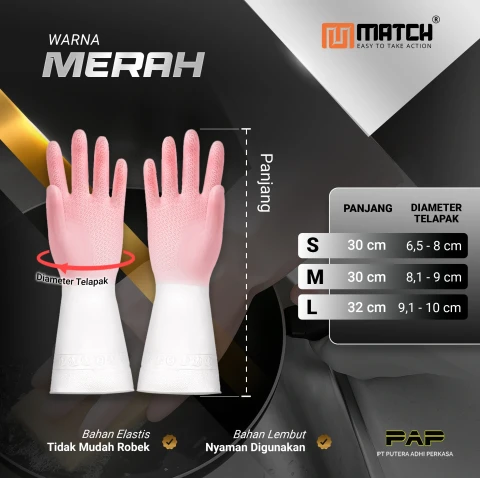Match Sarung Tangan Silikon