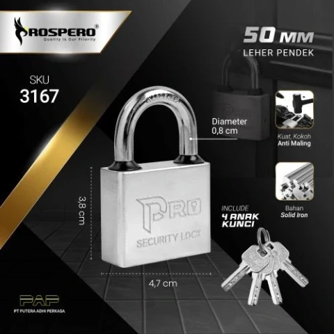 Prospero Gembok Pro Kompy Key