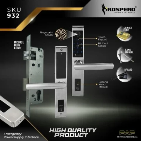 Prospero Intelligent Lock Stainless D018