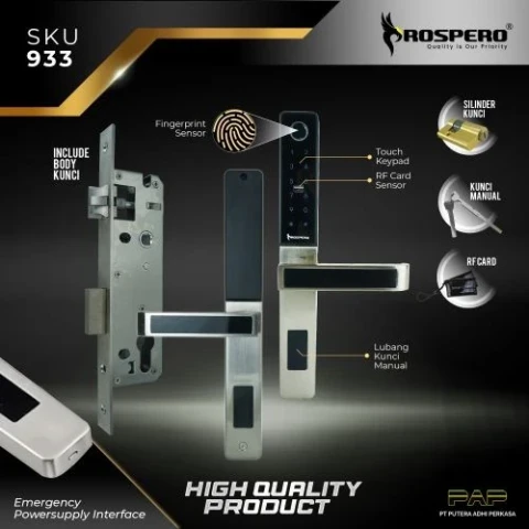 Prospero Intelligent Lock Stainless D08