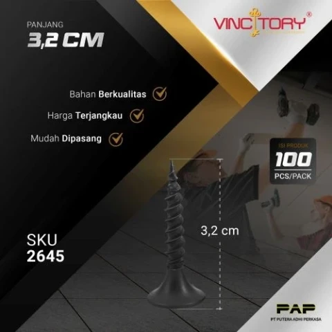 Vincitory Skrup Drywall Gypsum