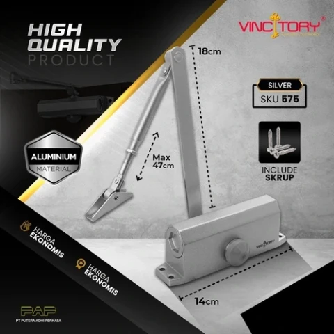 Vincitory Door Closer 65KG 90°