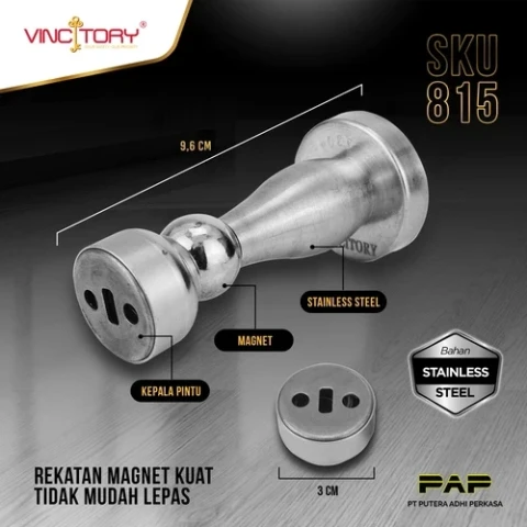 Vincitory Door Stop Bulat Keong Lantai Karet ST