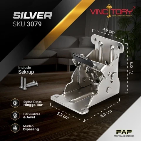 Vincitory Engsel Siku Kaki 90°