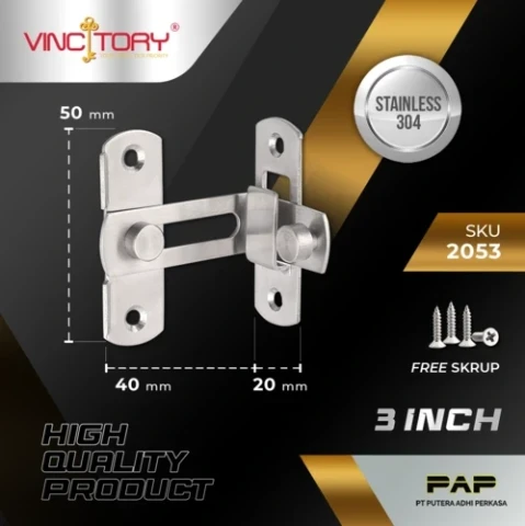 Vincitory Grendel Sliding Tekuk 90°