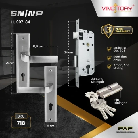 Vincitory Kunci HL997-84 + BODY 4 COMP KEY