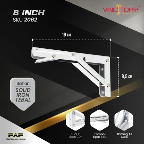 Vincitory Siku Rak Lipat White