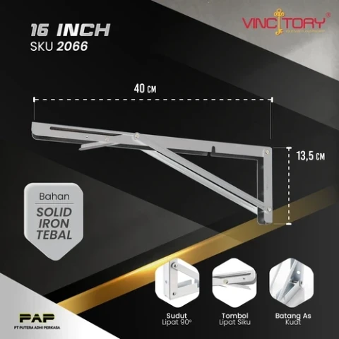 Vincitory Siku Rak Lipat White