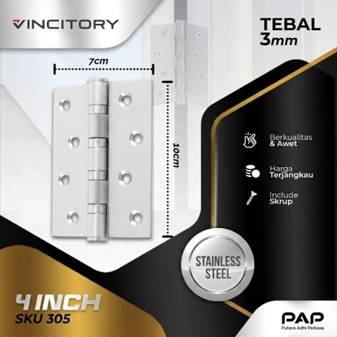 Vincitory Engsel Stainless