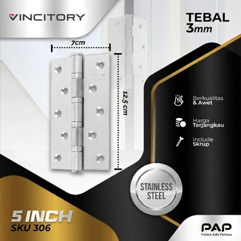 Vincitory Engsel Stainless