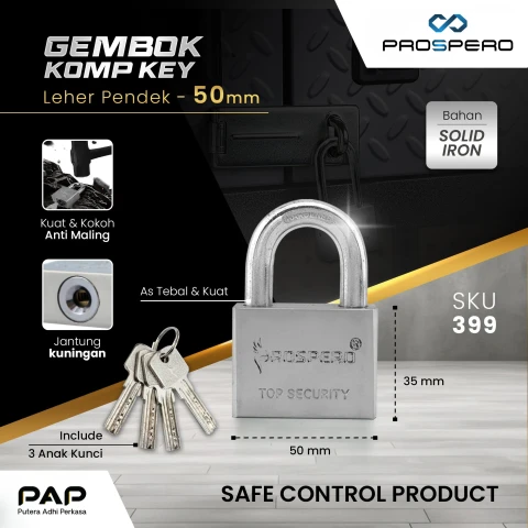 Prospero Gembok Komp Key