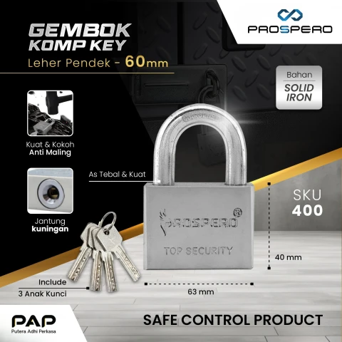 Prospero Gembok Komp Key