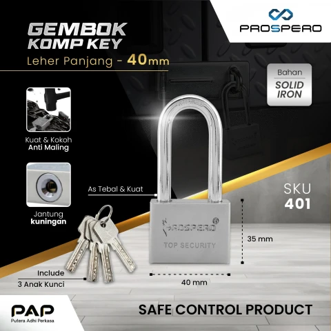 Prospero Gembok Komp Key