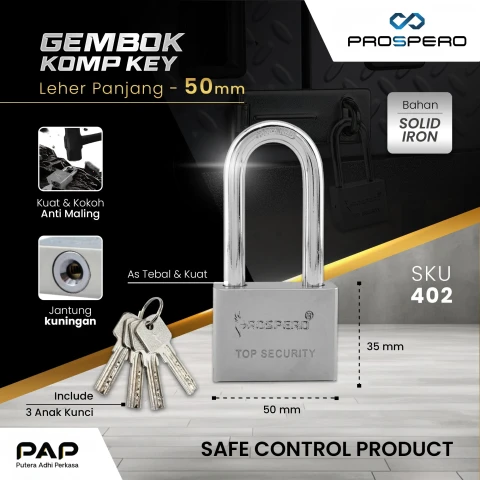 Prospero Gembok Komp Key