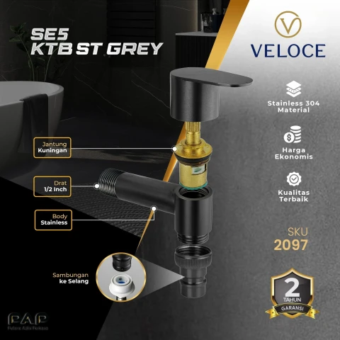 Veloce Kran SE5 KTB ST Grey