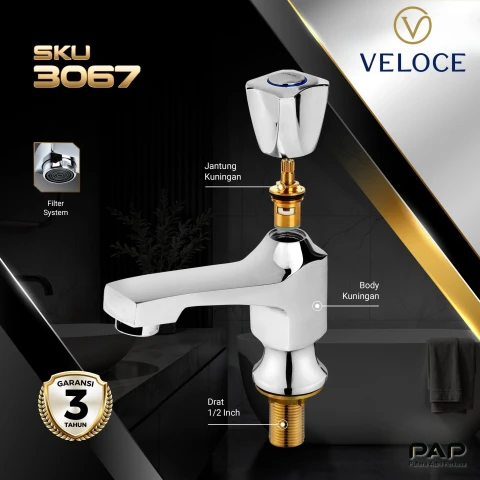 Veloce Kran ZB1 KWT Brass