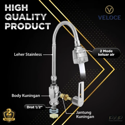 Veloce Kran ZE2 KAWT BRASS