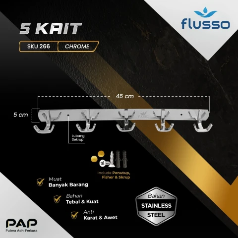 Flusso Gantungan Baju F270