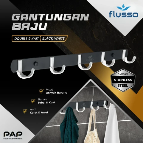 Flusso Fls Gantungan Baju 266 5 Hook