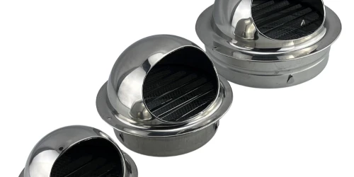 Flusso Grill Inline Fan: Penutup Ventilasi Anti Karat