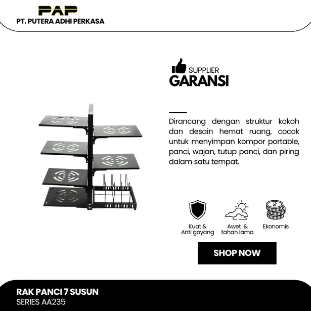 Pro dan Kontra Rak Panci Model Terbuka